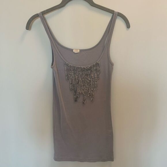 J. Crew Tops - JCrew size small gray tank top